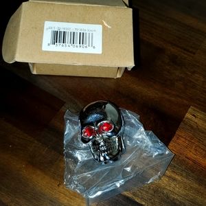 GASKET 9628 SKULL CHROME PLATED SHIFTER KNOB